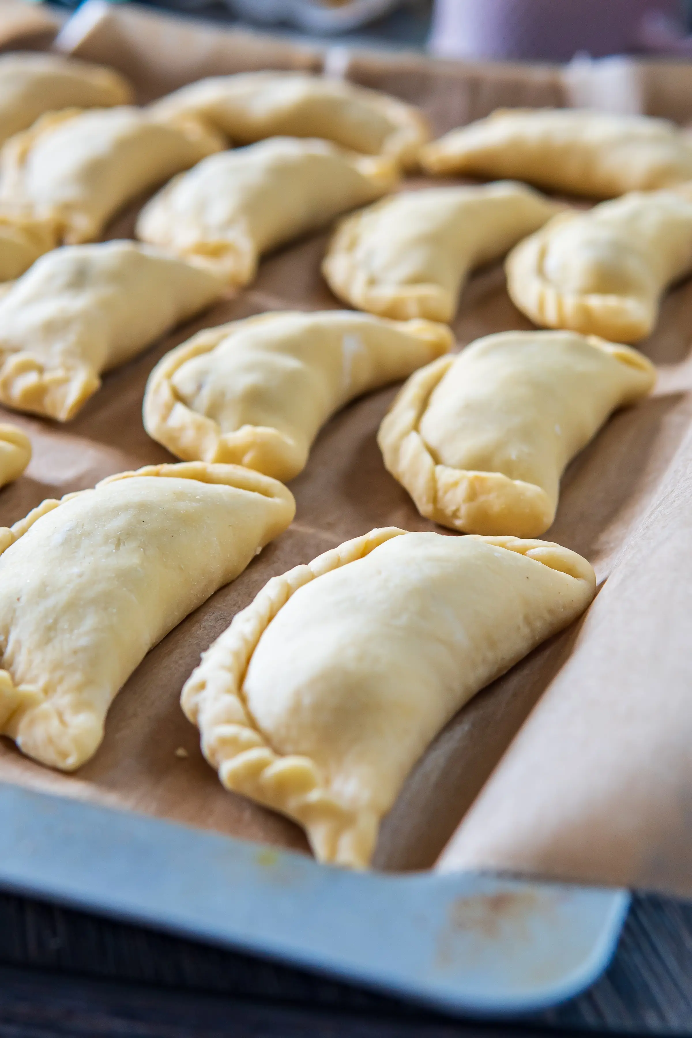 Empanadas en bandeja