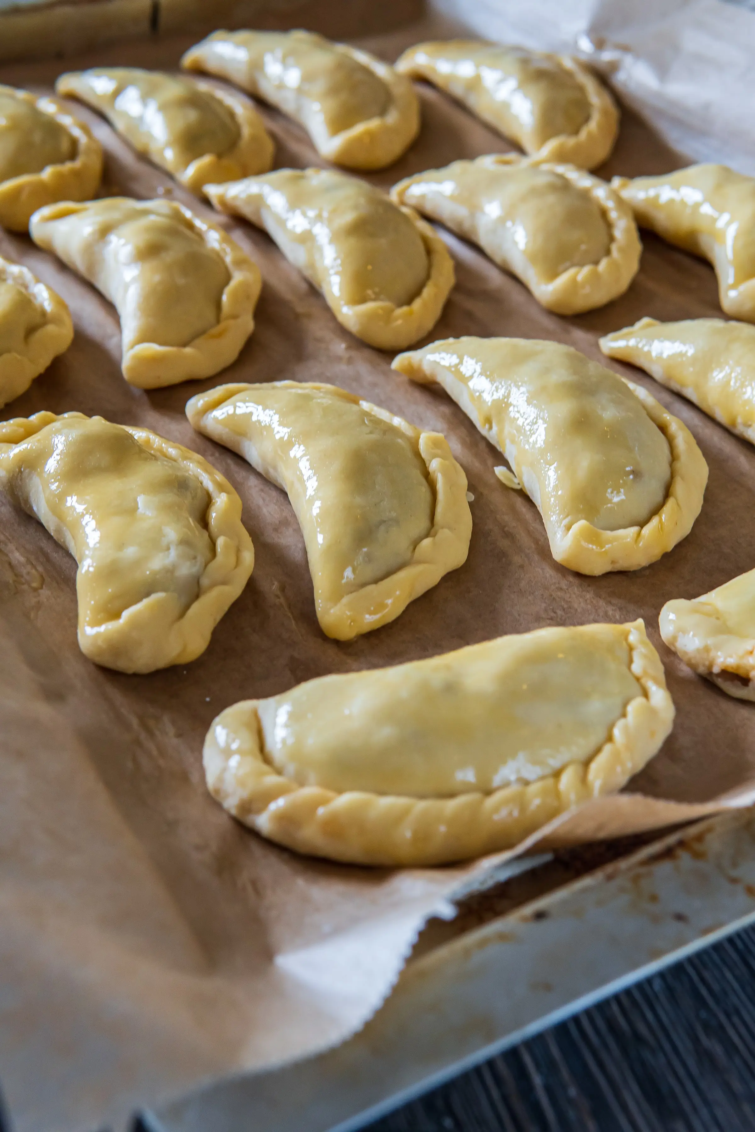 Empanadas en bandeja